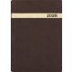 Naptár, tervező, B5, heti, DAYLINER "The Boss", barna