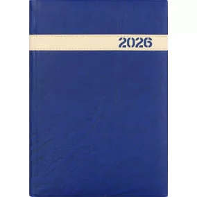   Naptár, tervező, A5, napi, DAYLINER, "The Boss", kék