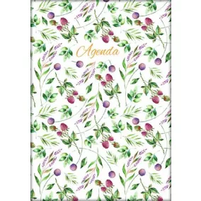   Naptár, tervező, A5, napi, DAYLINER, "Colors", Berries