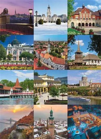 Naptár, fali, CSG, "Magyar Városok"