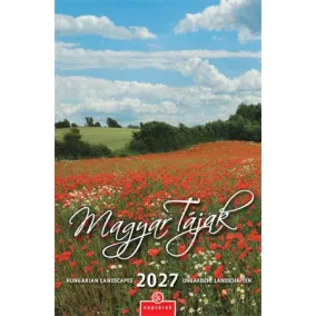 Naptár, fali, CSG, "Magyar Tájak"