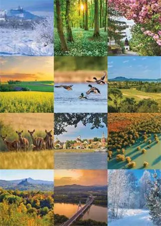 Naptár, fali, CSG, "Magyar Tájak"