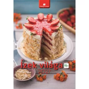   Naptár, fali, DAYLINER "Ízek világa - Mindmegette"