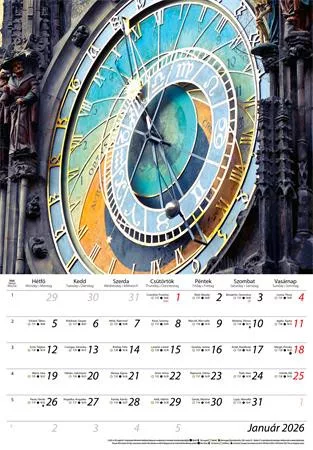 Naptár, fali, DAYLINER, "Képes Világ"