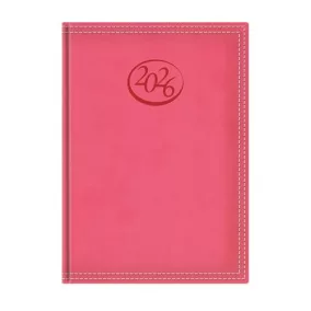   Naptár, tervező, A5, napi, TOPTIMER, "Ace", korallpiros