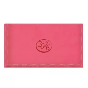   Zsebnaptár, fekvő elrendezésű, TOPTIMER, "Ace", korallpiros