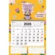 Naptár, fali, diák, 2026/2027 tanév, TOPTIMER, "Summer"