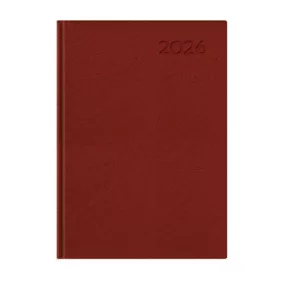   Naptár, tervező, A5, napi, TOPTIMER, "Economic", bordó