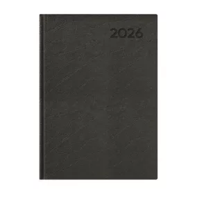   Naptár, tervező, A5, napi, TOPTIMER, "Economic", fekete