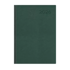   Naptár, tervező, A5, napi, TOPTIMER, "Economic", zöld