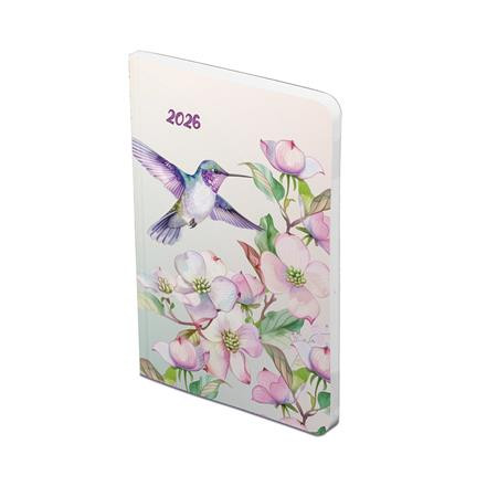 Naptár, tervező, B6, heti, TOPTIMER, "Joy flexi", kolibri