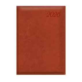   Naptár, tervező, B5, napi, TOPTIMER, "Image", vörösesbarna