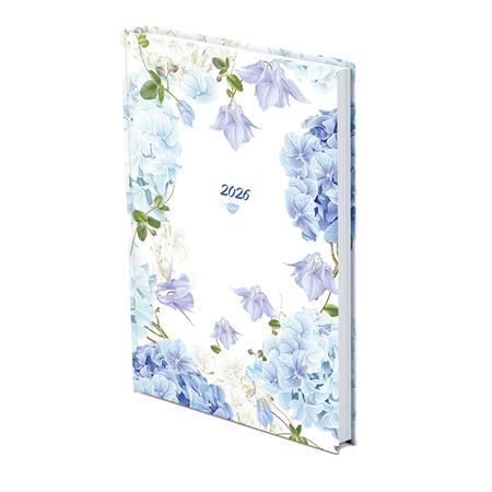 Naptár, tervező, B5, heti, TOPTIMER, "Joy", hortenzia