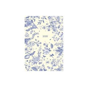   Naptár, tervező, B6, heti, TOPTIMER "Joy", kékfestő