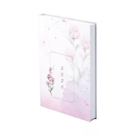 Naptár, tervező, B6, napi, TOPTIMER, "Joy", pünkösdi rózsa