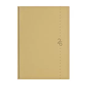   Naptár, tervező, A5, napi, TOPTIMER "Linea", bézs