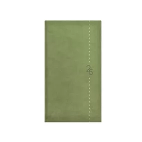   Zsebnaptár, álló elrendezésű, TOPTIMER "Linea", zöld