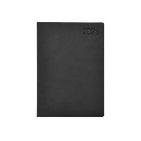   Naptár, tervező, B6, heti, TOPTIMER "Madeira", fekete-bordó