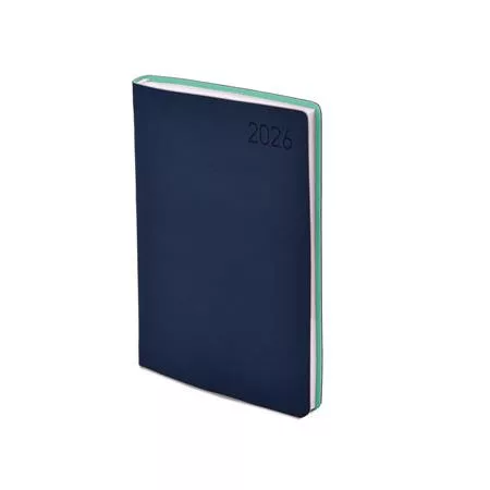 Naptár, tervező, B6, heti, TOPTIMER "Madeira", kék-türkiz
