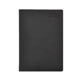   Naptár, tervező, A5, napi, TOPTIMER "Madeira", fekete-bordó