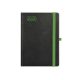 Naptár, tervező, B6, heti, TOPTIMER, "Nero", fekete-zöld