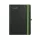 Naptár, tervező, A5, napi, TOPTIMER, "Nero", fekete-zöld