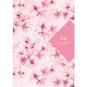   Tanári zsebkönyv, 2026/2027 tanév, A5, heti, TOPTIMER, "Cseresznye"