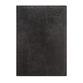   Naptár, tervező, B5, napi, TOPTIMER "Traditional", fekete