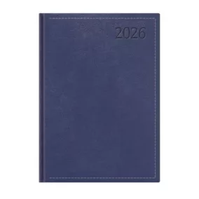   Naptár, tervező, B5, napi, TOPTIMER "Traditional", kék