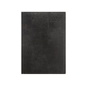   Naptár, tervező, B6, napi, TOPTIMER "Traditional", fekete