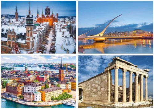 Naptár, fali, TOPTIMER, "Európa"