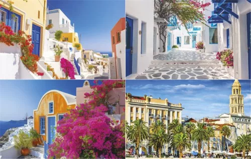 Naptár, fali, TOPTIMER, "Mediterrán"