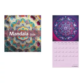 Naptár, fali, TOPTIMER, "Mandala"