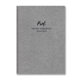   Tanári zsebkönyv, 2026/2027 tanév, A5, heti, TOPTIMER, ezüst