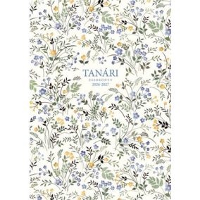   Tanári zsebkönyv, 2026/2027 tanév, A5, heti, TOPTIMER, "Kisvirág"