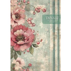   Tanári zsebkönyv, 2026/2027 tanév, A5, heti, TOPTIMER, "Vintage"