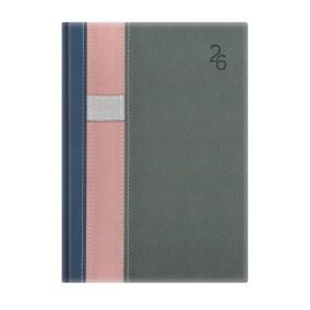   Naptár, tervező, B5, heti, TOPTIMER "Vario", kék-rózsaszín-szürke