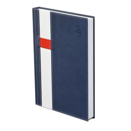 Naptár, tervező, A5, napi, TOPTIMER "Vario", kék-fehér