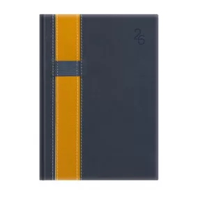   Naptár, tervező, A5, napi, TOPTIMER "Vario", kék-sárga