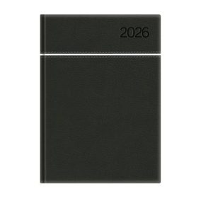   Naptár, tervező, B5, heti, TOPTIMER, "Young", fekete-fehér