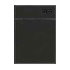   Naptár, tervező, A5, napi, TOPTIMER, "Young", fekete-fehér