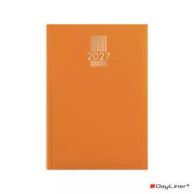   Naptár, tervező, A5, napi, DAYLINER, "MyPastel", narancs