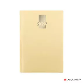   Naptár, tervező, A5, napi, DAYLINER, "MyPastel", sárga