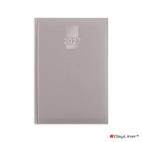   Naptár, tervező, A5, napi, DAYLINER, "MyPastel", szürke