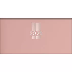   Zsebnaptár, fekvő elrendezésű, DAYLINER, "MyPastel", púder