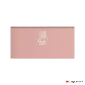   Zsebnaptár, fekvő elrendezésű, DAYLINER, "MyPastel", púder