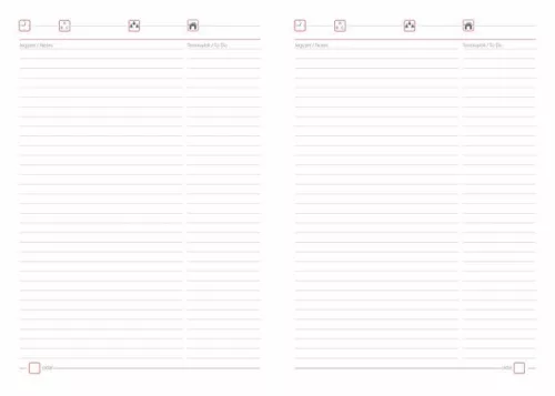 Tárgyalási napló, B5, DAYLINER, "Memphis", bézs-padlizsán