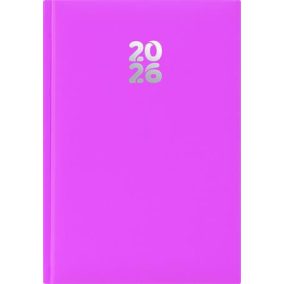   Naptár, tervező, A5, heti, DAYLINER, "Pannon", fuchsia