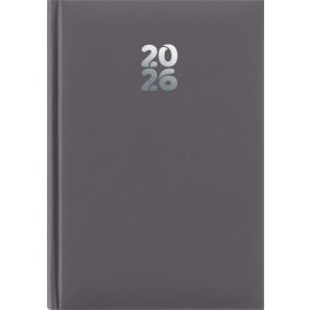   Naptár, tervező, A5, heti, DAYLINER, "Pannon", szürke