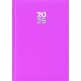   Naptár, tervező, A5, napi, DAYLINER, "Pannon", fuchsia